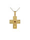 Damen Gold Byzantinisch Kreuz 14K