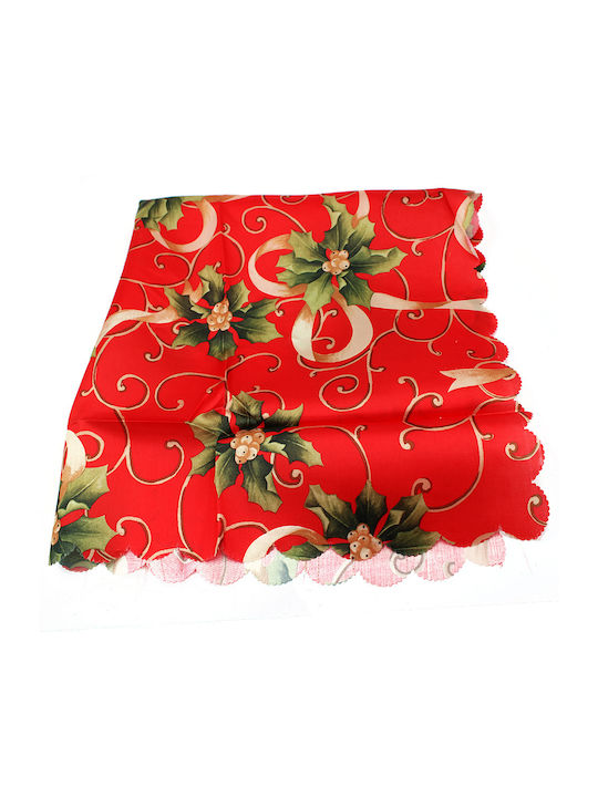 Christmas Tablecloth Square Red L75xW75cm 1pcs