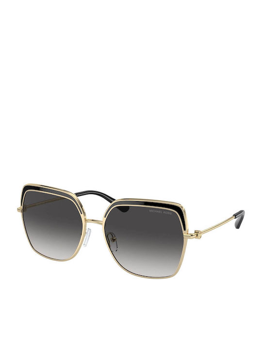 Michael Kors Greenpoint Unisex Sonnenbrille mit Gold Metall Gestell
