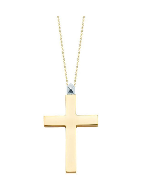 Baptismal cross SOLEDOR in 14K gold