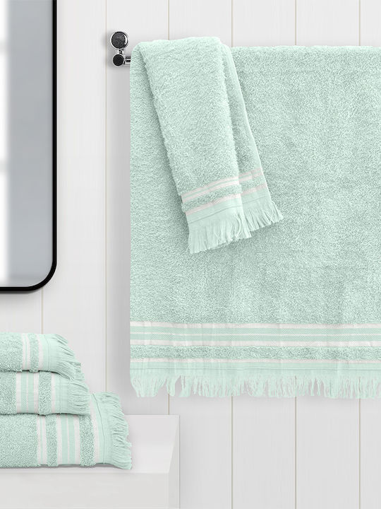 Lino Home Σετ Πετσέτες Μπάνιου 3τμχ Casia Mint ...