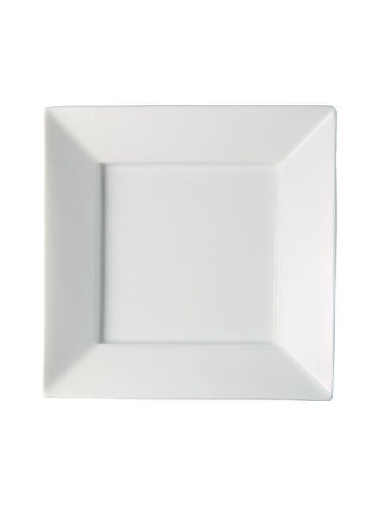 Raynaud Limoges Square Porcelain Decorative Platter White 28x28cm
