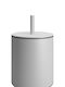 Pam & Co Inox Toilet Bin 5lt White