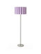 Veis Floor Lamp H150xW42cm. with Socket for Bulb E27 Purple