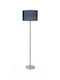 Veis Floor Lamp H150xW35cm. with Socket for Bulb E27 Silver
