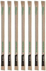 Tessera Straws Paper Black 500pcs