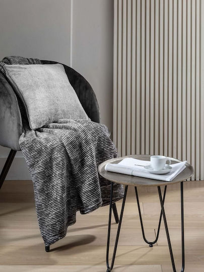 Amo La Casa Marsala Furry Blanket Single 150x200cm Gray