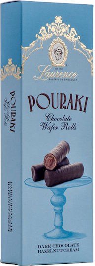 Laurence - Galerie de Chocolat Țigări de Foi Amaruie cu Pralină de Alune de Pădure 120gr