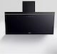 Whirlpool Chimney Vent Hood 80cm Black