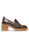 Hispanitas Leather Brown Heels