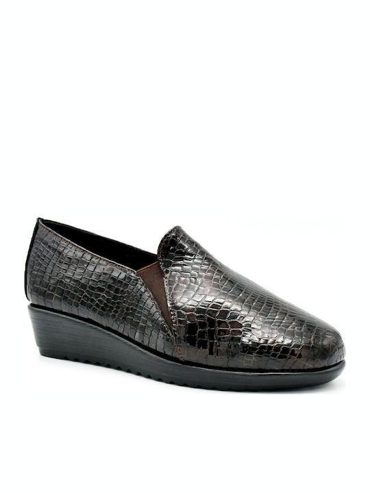 Slip-On-uri Anatomici Pentru Femei De Piele Maro