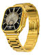 Ultra 9 Max Smartwatch mit Pulsmesser (Gold Ora...