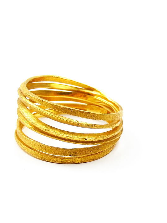 Polytimo Damen Ring aus Gold 18K