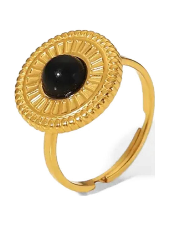 Callajewels Γυναικείο Δαχτυλίδι με Πέτρες από Ατσάλι