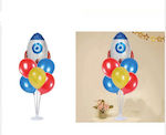 Set of 6 Balloons Multicolour Party