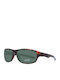 Guess Unisex Sunglasses with Brown Tartaruga Horn-Rimmed Frame and Green Gradient Lenses GF0210 52N