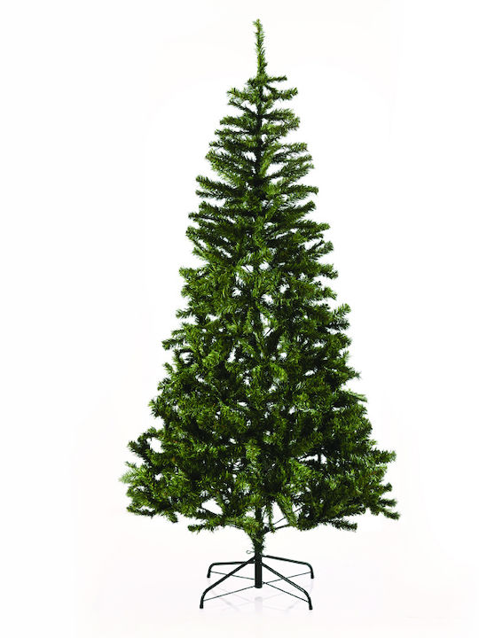 Christmas Green Tree with Metallic Base H210cm