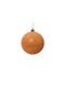 Hanging Ball Ornament Ornament Fabric Orange 8cm