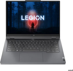 Lenovo Legion Slim 5 14APH8 14.5" OLED 120Hz (Ryzen 7-7840HS/32GB/1TB SSD/GeForce RTX 4060/W11 Acasă) Furtună gri (Tastatură GR)