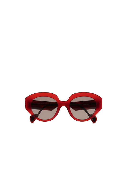 Anne et Valentin Shirley Women's Sunglasses with Red Plastic Frame 22D20
