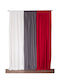 Viopros Curtain with Pencil Pleat Grey 140x270cm