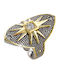 Oxette Ring with Zircon