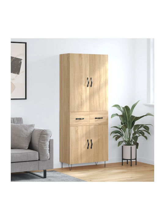 Cabinet Dulapuri de birou Sonoma 69.5x34x180cm
