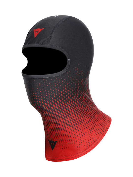 Dainese Full Face Motorcycle Rider Balaclava Black / Red Color