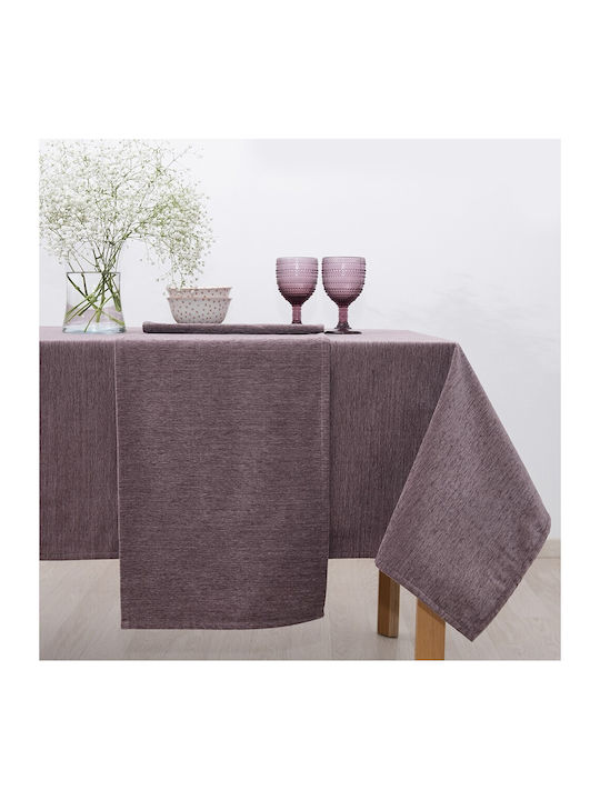 Dimeco Tablecloth Purple 140x220cm