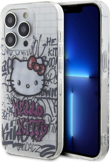 Hello Kitty Задна корица Пластмаса Бял (iPhone 14 Pro Max)