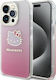 Hello Kitty Задна корица Пластмаса Розов (iPhone 14 Pro)
