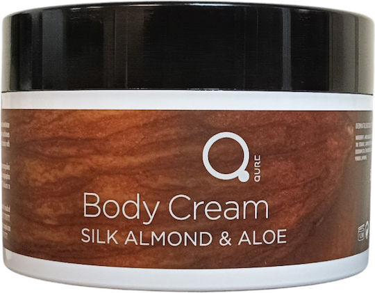 Qure Silk Almond & Aloe Moisturizing Cream Body with Aloe Vera for All Skin Types 500ml