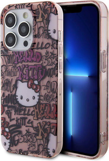 Hello Kitty Задна корица Пластмаса Розов (iPhone 14 Pro)