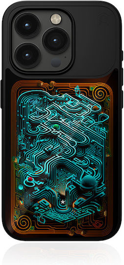 STM Back Cover Σιλικόνης Μαύρο (iPhone 15 Pro)