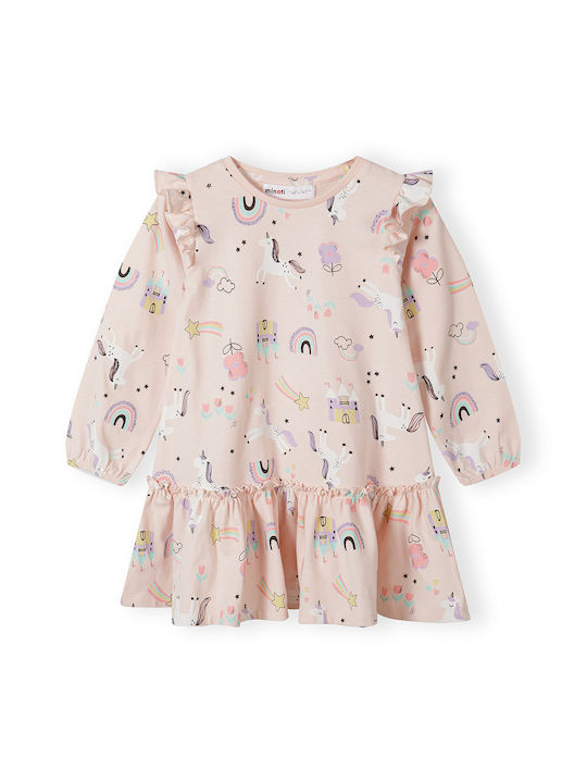 Minoti Kids Dress Pink