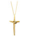 Polytimo Men's Gold Cross 18K with Chain