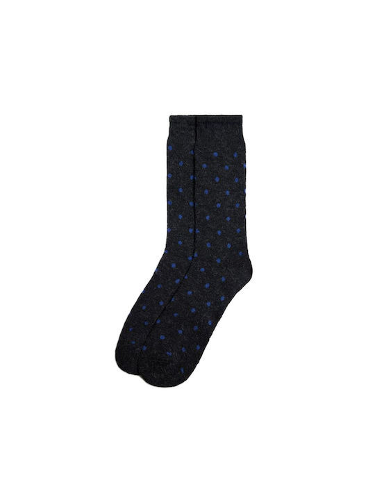 Ysabel Mora Herren Gemusterte Socken Blau 1Pack