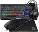 Serioux Kayel 4 σε 1 Σετ Gaming Πληκτρολόγιο με RGB φωτισμό & Ποντίκι (Αγγλικό US)