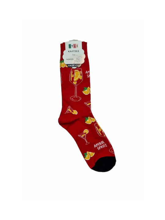 YTLI Socks Red