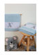 Dimcol Set of baby towels 2pcs Light Blue