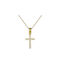 Damen Gold Kreuz 14K