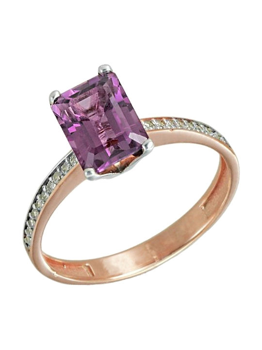 Tasoulis Jewellery Collection Einzelstein aus Roségold