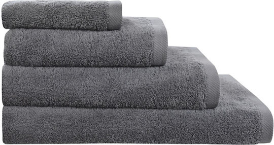Homeline Hotelhandtuch 190x80 cm Gray Gewicht: 500gsm