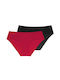 Γυναικεία Slip 2Pack Μαύρα