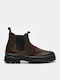 Leder Braun Chelsea Stiefeletten