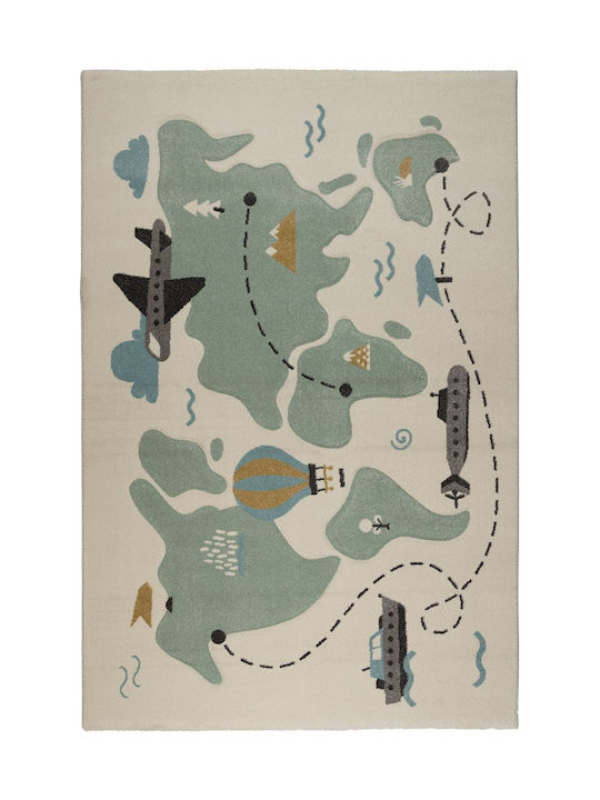 Βιοκαρπέτ Kids Rug White 140x200cm