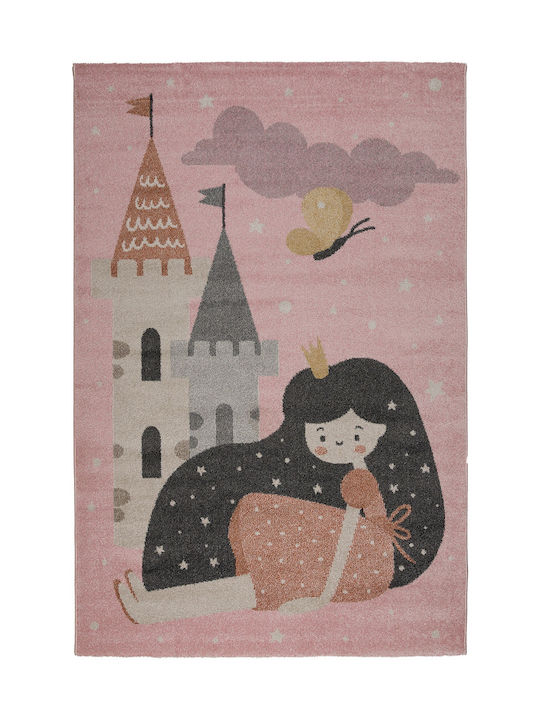 Βιοκαρπέτ Kids Rug Pink 133x190cm