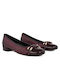 Castor Anatomic Women's Leather Moccasins Burgundy