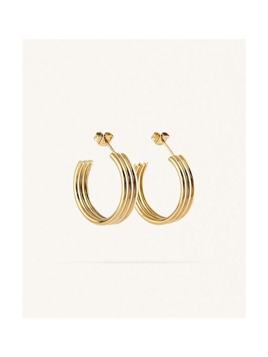 StanStefan Earrings made of Steel Gold Plated