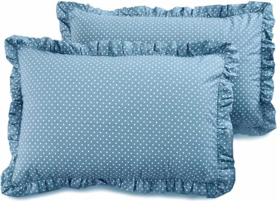 My Home Luxury Сет Калъфки за Възглавници Light blue 50x70см.